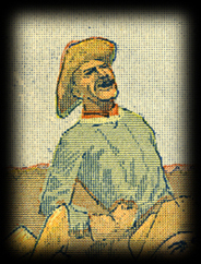 cover detail of Mexican cowboy, when rolled over goes to publications page